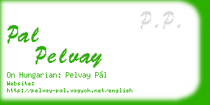 pal pelvay business card